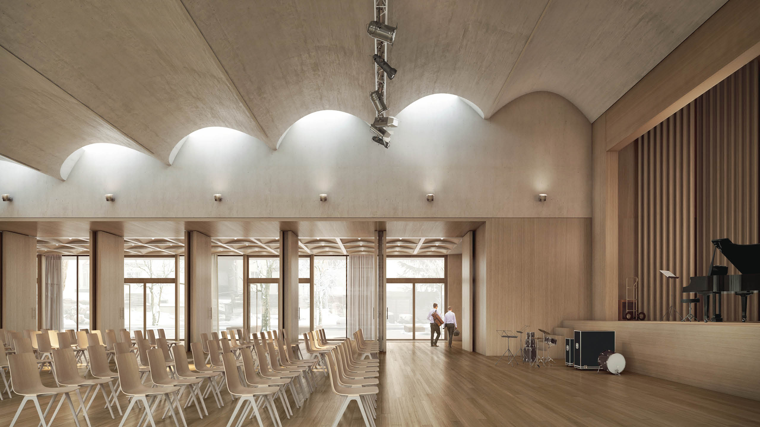 Multipurpose hall Gammertingen Steimle Architekten
